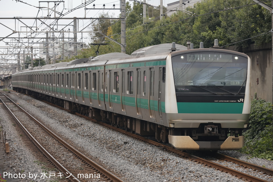 JR東E233系ハエ115編成<br class="br-sp" />(川115編成)(カワ115編成)の写真