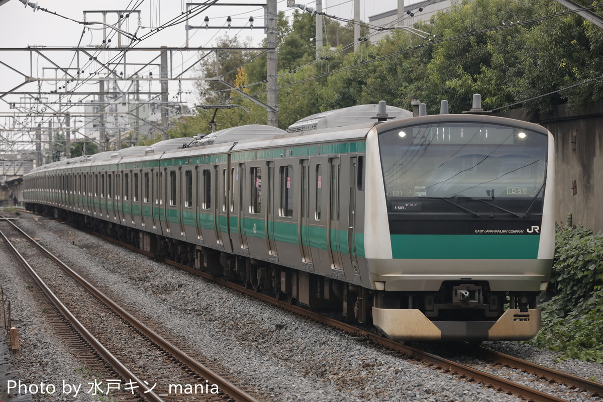 JR東日本 川越車両センター E233系 ハエ121編成