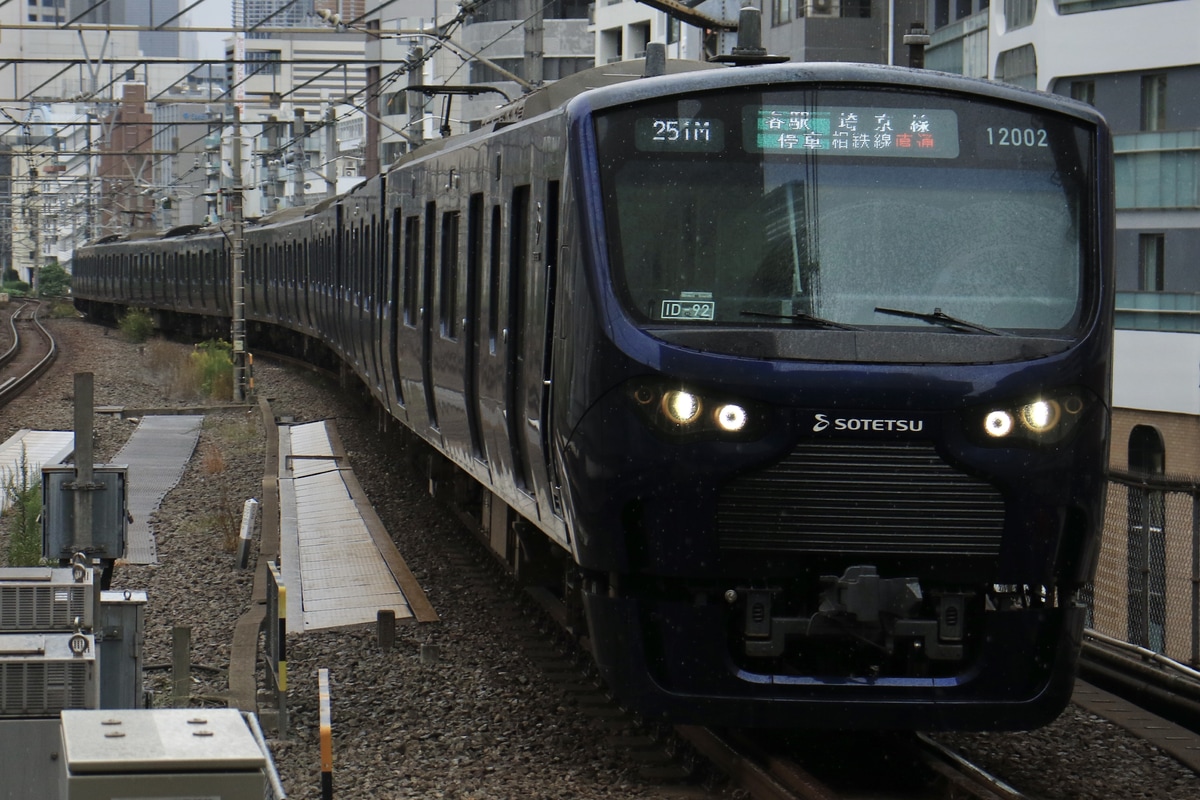 相模鉄道 かしわ台車両センター 12000系 12102F