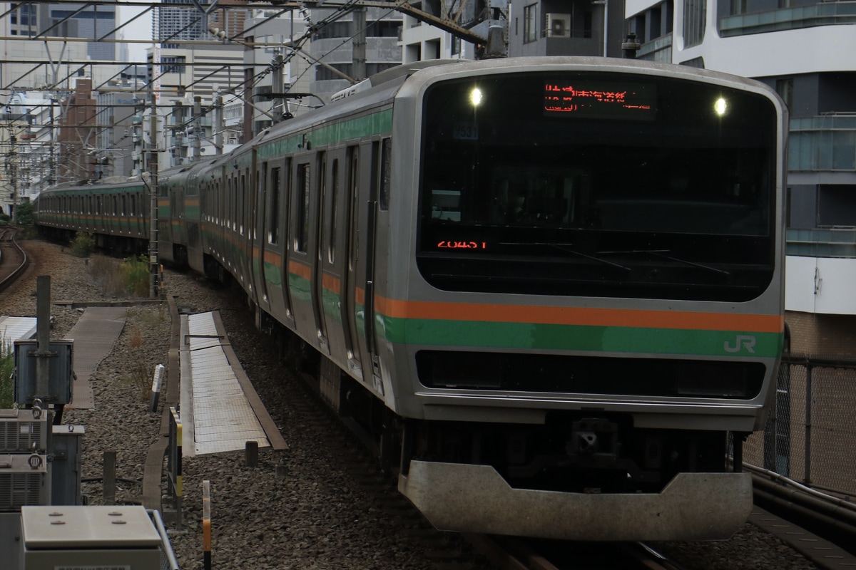 JR東日本 国府津車両センター E231系 ヤマU591編成
