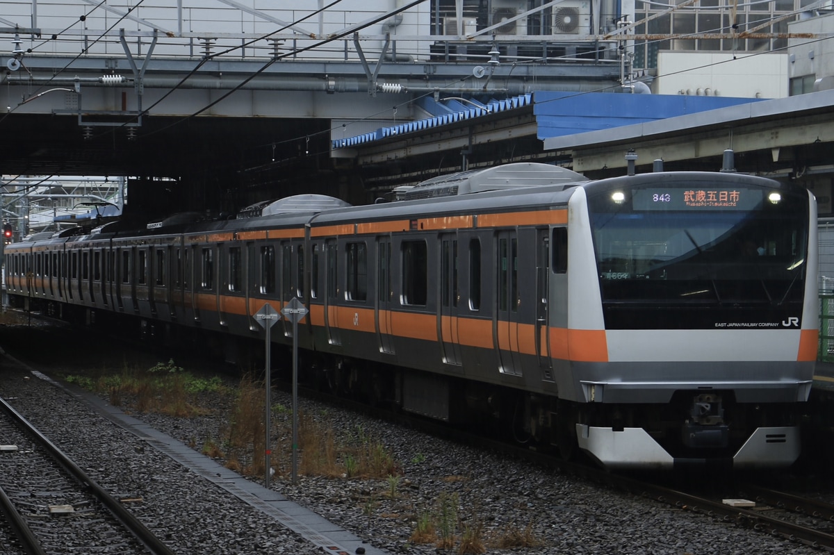 JR東日本 豊田車両センター本区 E233系 トタ青664編成