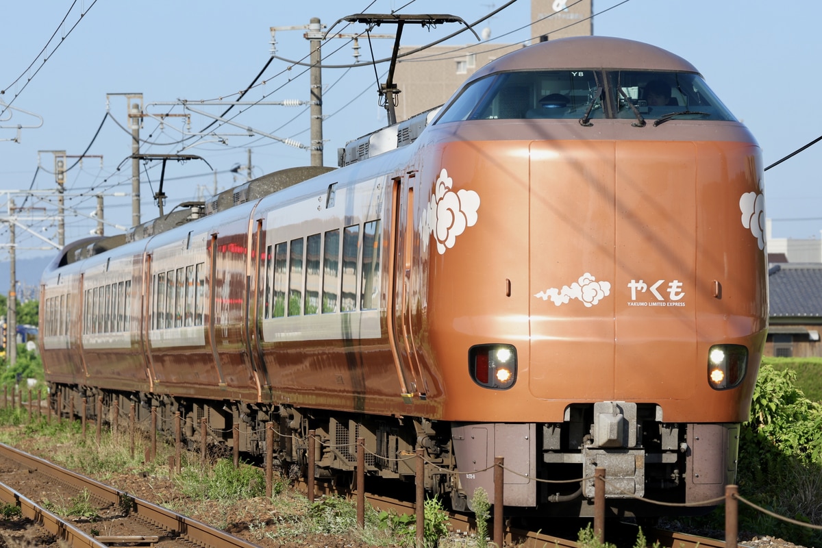 JR西日本 後藤総合車両所出雲支所 273系 Y8編成