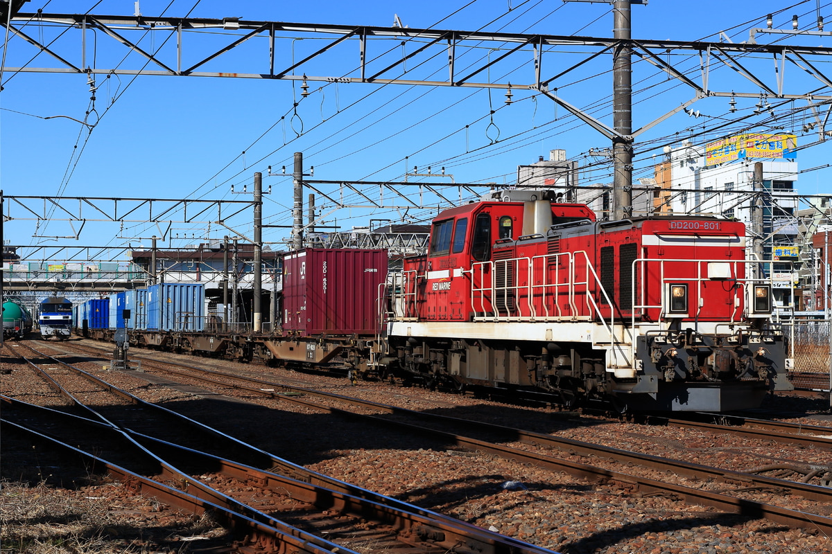 京葉臨海鉄道 千葉貨物駅 DD200 801