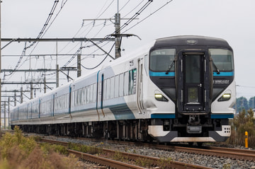 JR東日本E257系オオNA-10編成を深谷～岡部間で撮影した画像