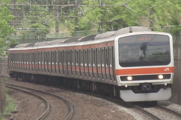 JR東日本209系ケヨM82編成を北府中駅で撮影した画像