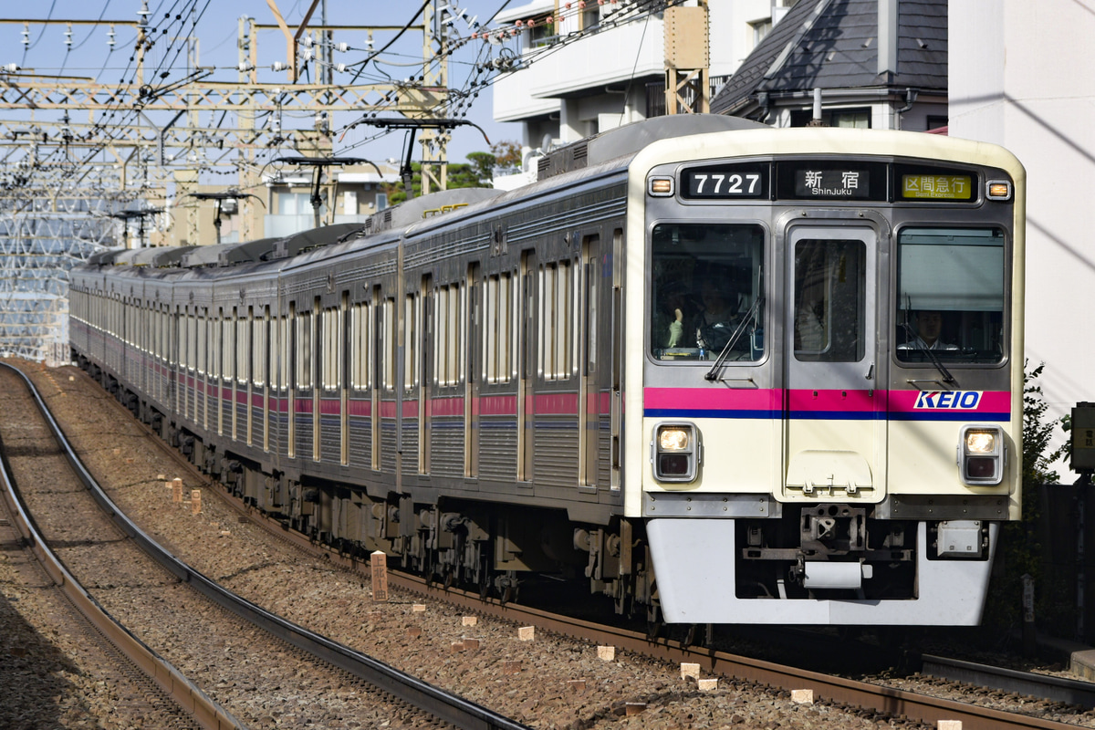 京王電鉄 京王線(若葉台検車区/高幡不動検車区) 7000系 7727F