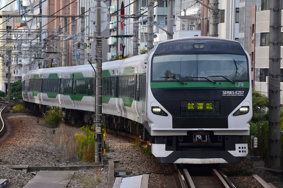 JR東日本 大宮総合車両センター東大宮センター E257系 オオOM-91編成