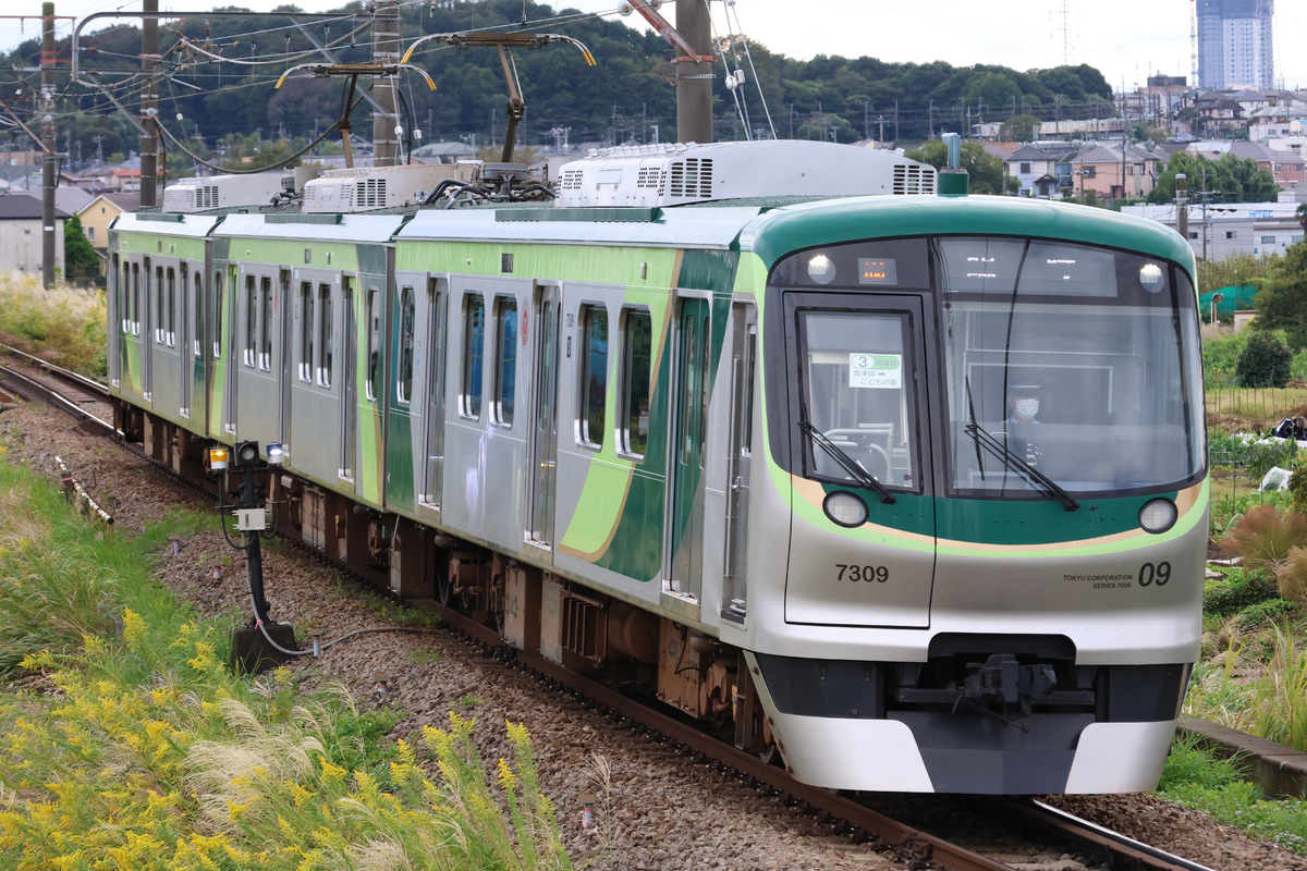 東急電鉄 雪が谷検車区 7000系 7109F