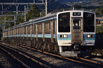 JR東日本211系ナノN610編成を塩山～勝沼ぶどう郷間で撮影した画像