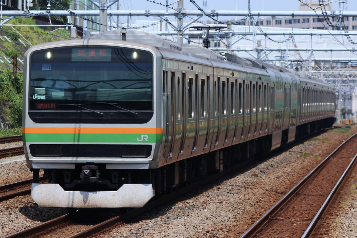 JR東日本 小山車両センター E231系 ヤマU591