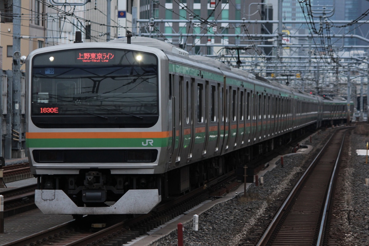 JR東日本 小山車両センター E231系 ヤマU35編成