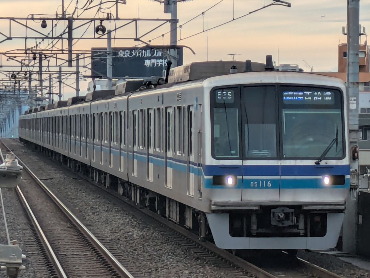 東京メトロ 深川検車区 05系 05-116F