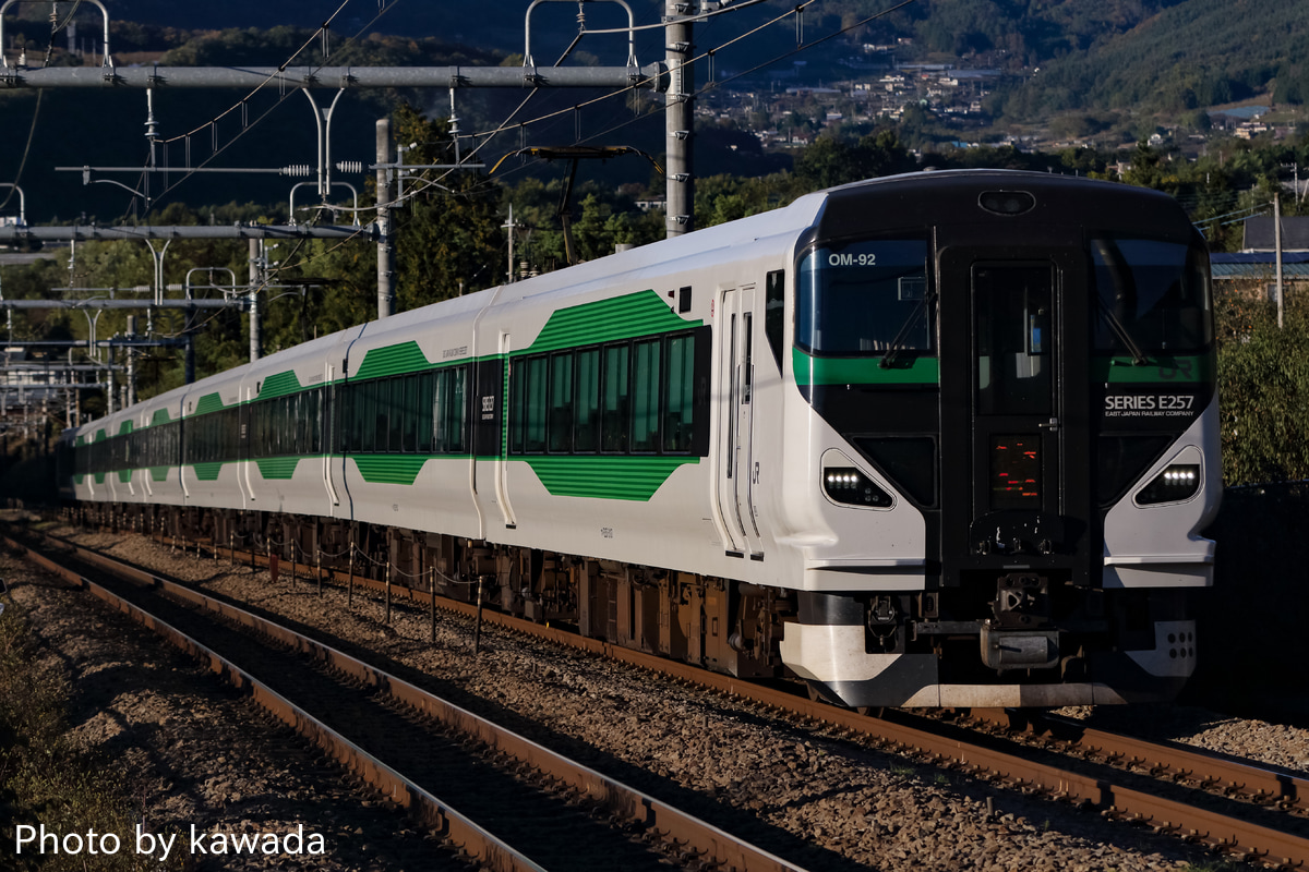 JR東日本 大宮総合車両センター東大宮センター E257系 オオOM-92編成