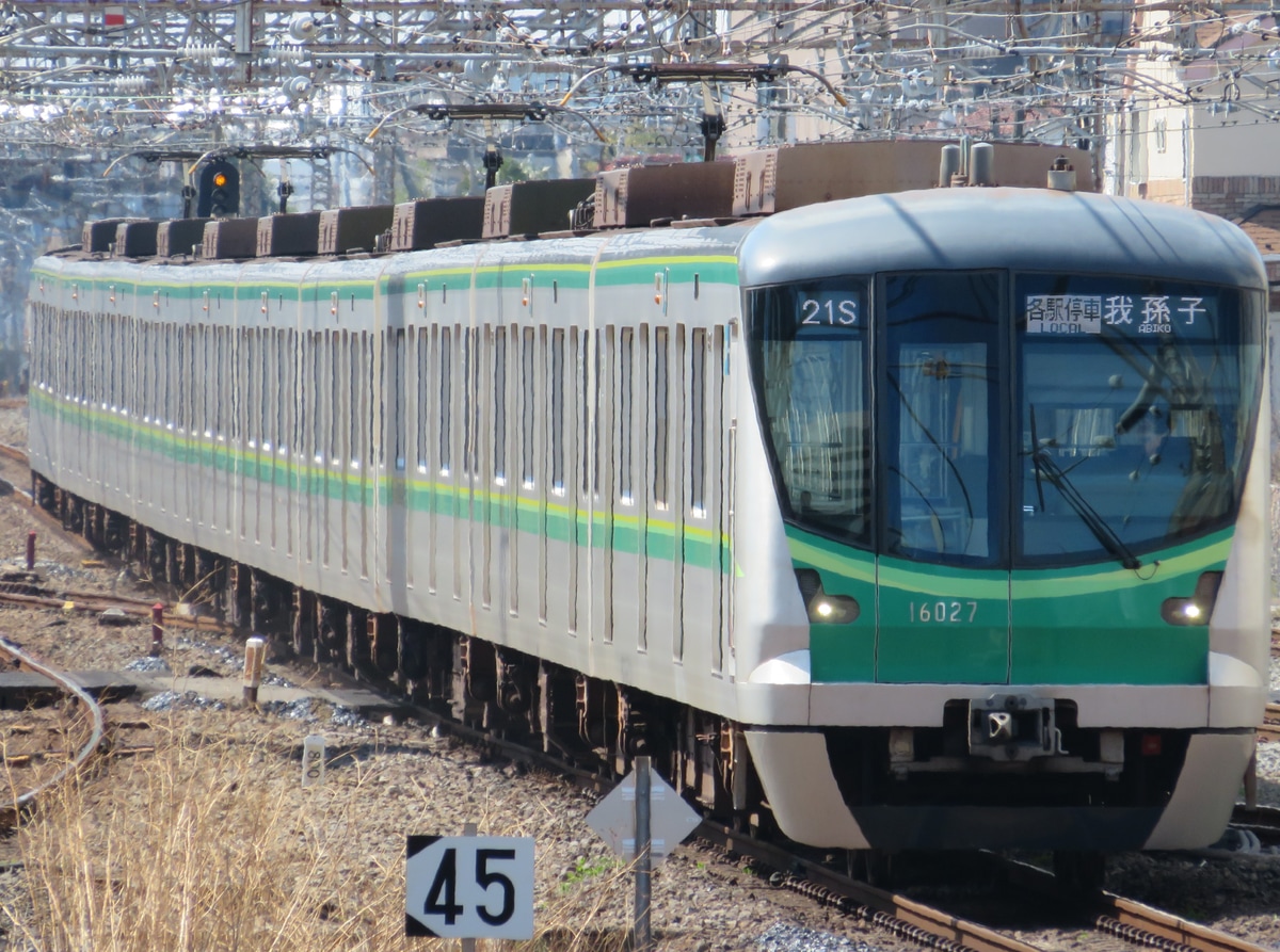 東京メトロ 綾瀬検車区 16000系 16127F