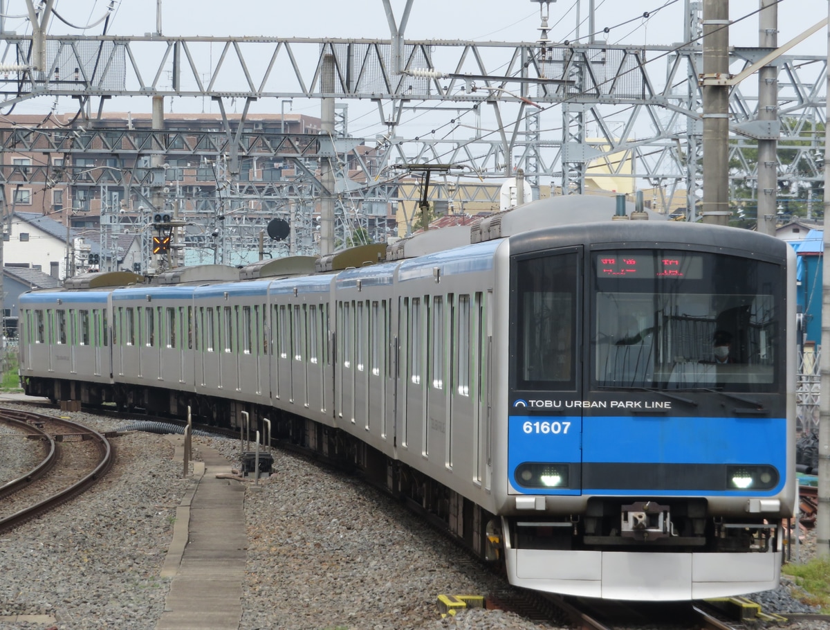 東武鉄道 南栗橋車両管区七光台支所 60000系 61607F