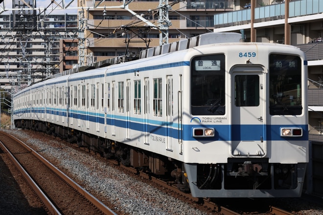 南栗橋車両管区七光台支所8000系8159Fを新船橋駅で撮影した写真