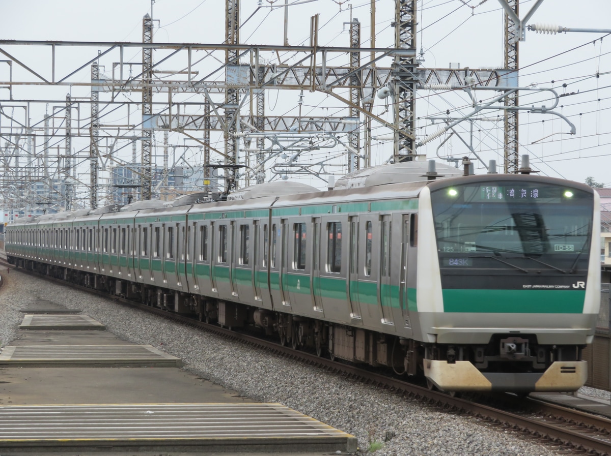 JR東日本 川越車両センター E233系 ハエ125編成