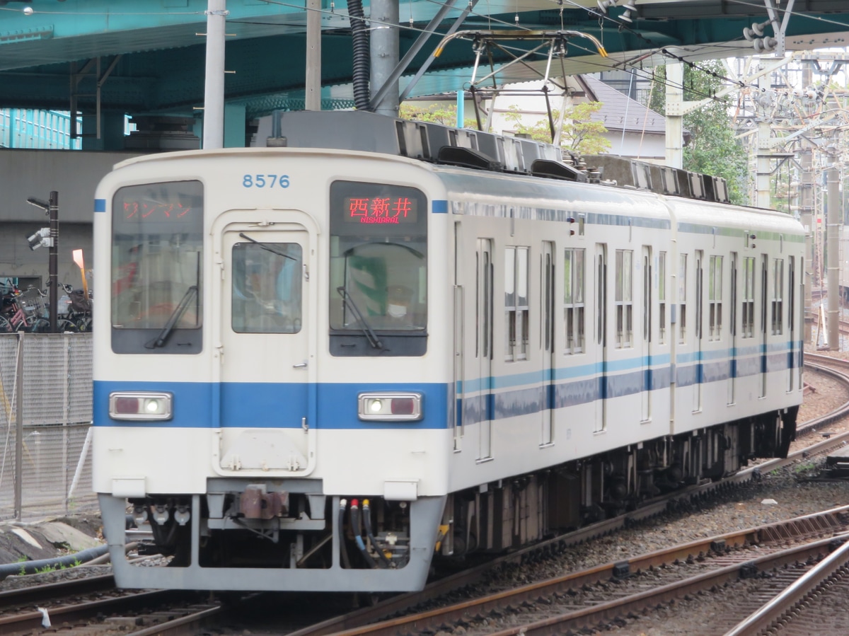 東武鉄道 南栗橋車両管区春日部支所 8000系 8576F