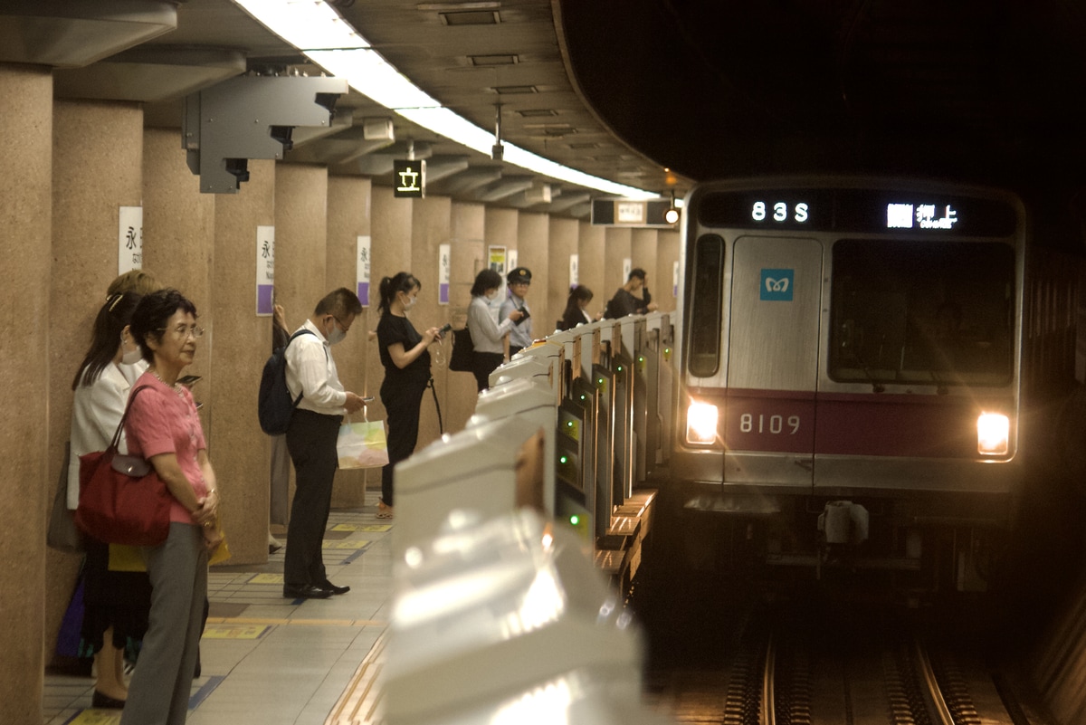 東京メトロ 鷺沼検車区 8000系 8109F