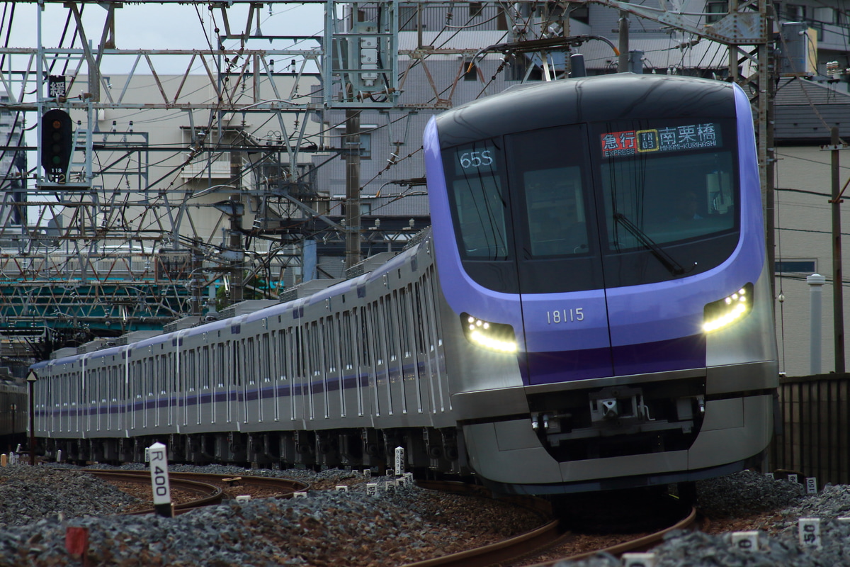 東京メトロ 鷺沼検車区 18000系 18115F