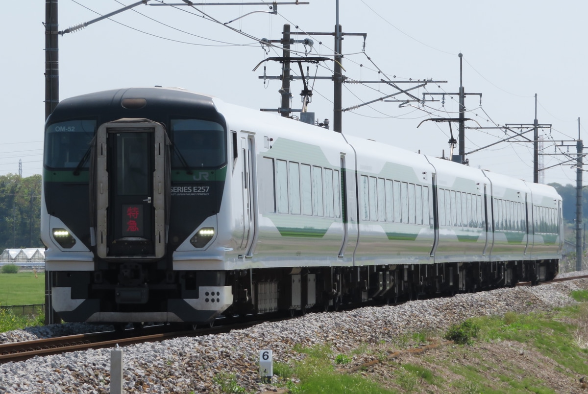 JR東日本 大宮総合車両センター東大宮センター E257系 オオOM-52編成