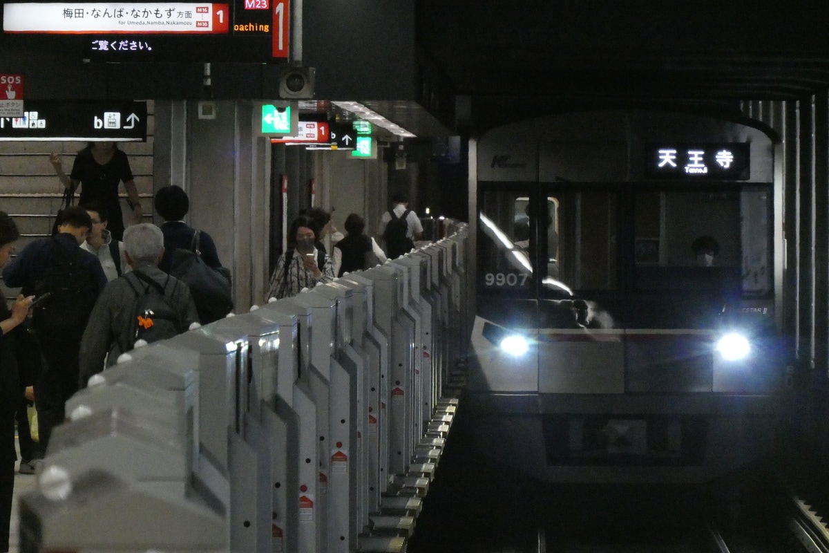 北大阪急行電鉄 桃山台車庫 9000系 9007F