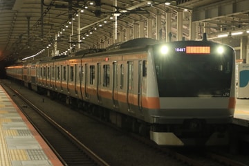 JR東日本E233系トタT21編成を武蔵境駅で撮影した画像