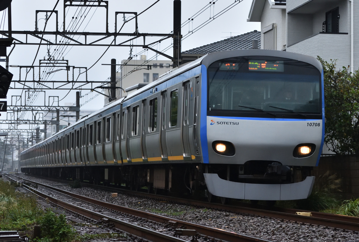相模鉄道 かしわ台車両センター 10000系 10708F