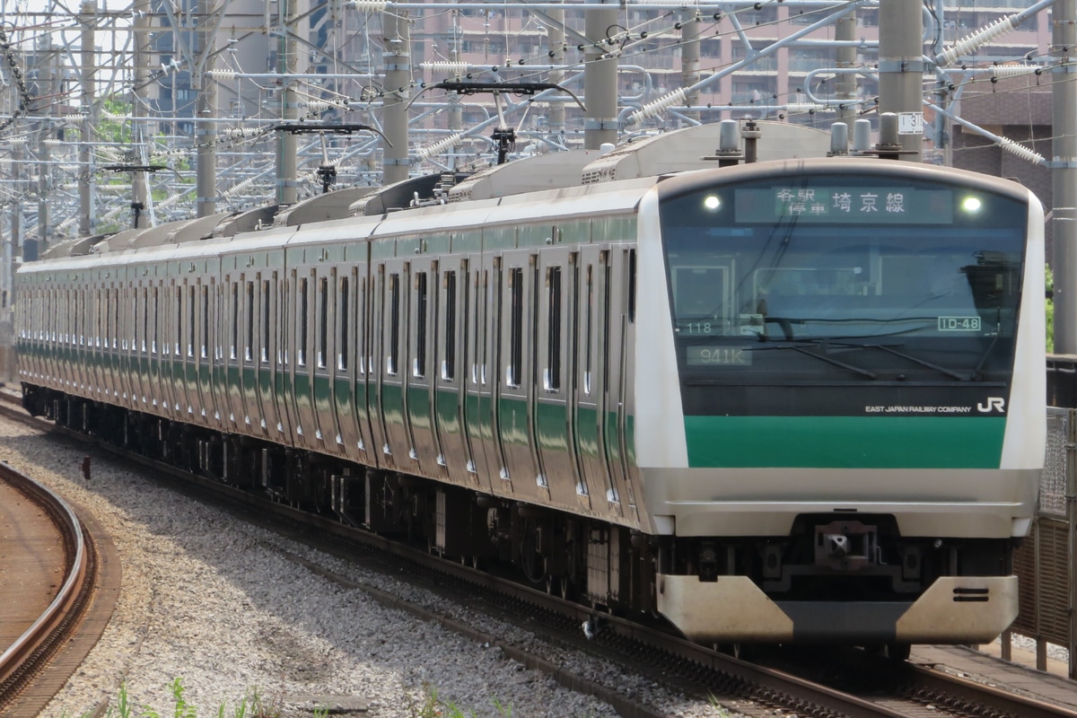 JR東日本 川越車両センター E233系 ハエ118編成