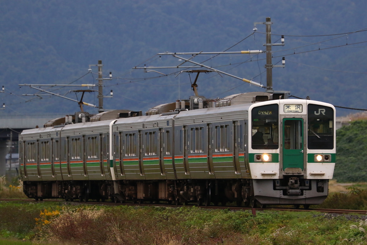 JR東日本 山形新幹線車両センター 719系 Y-2編成