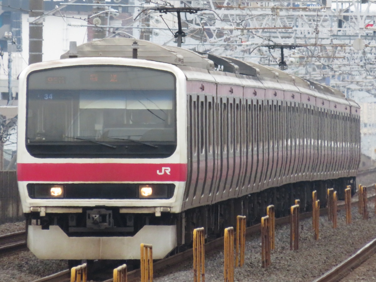 JR東日本 京葉車両センター 209系 ケヨ34編成