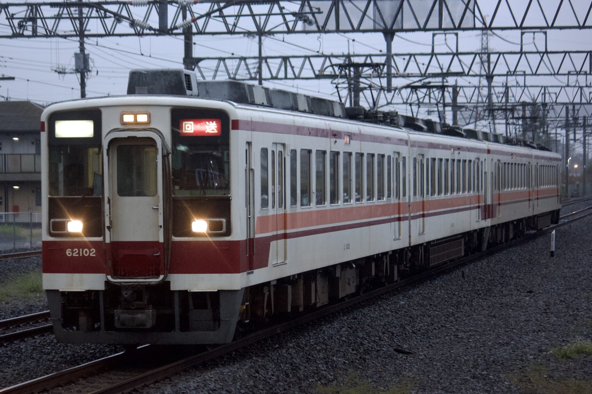 野岩鉄道 南栗橋車両管区新栃木出張所 6050型 61102F