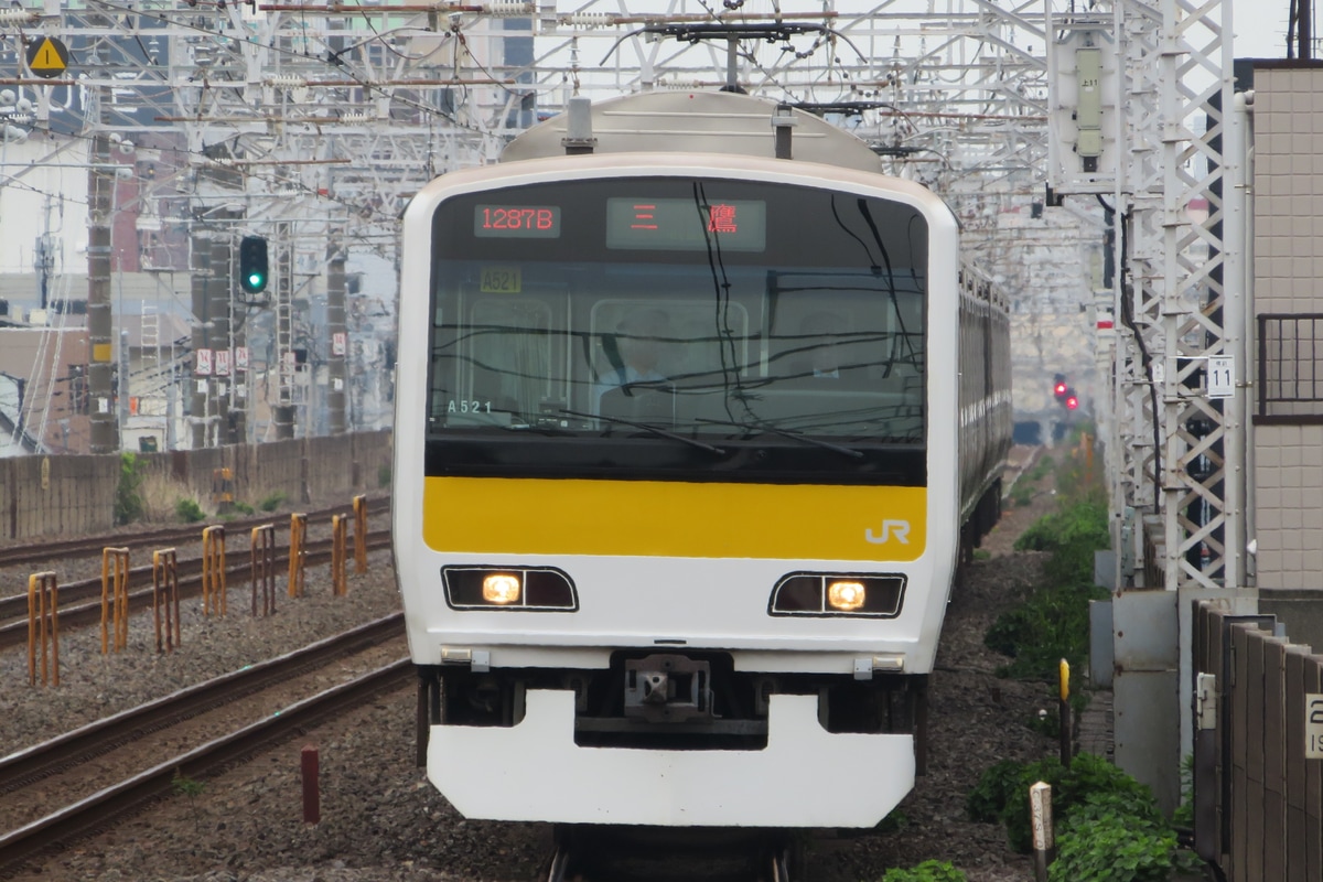 JR東日本 三鷹車両センター E231系 ミツA521編成