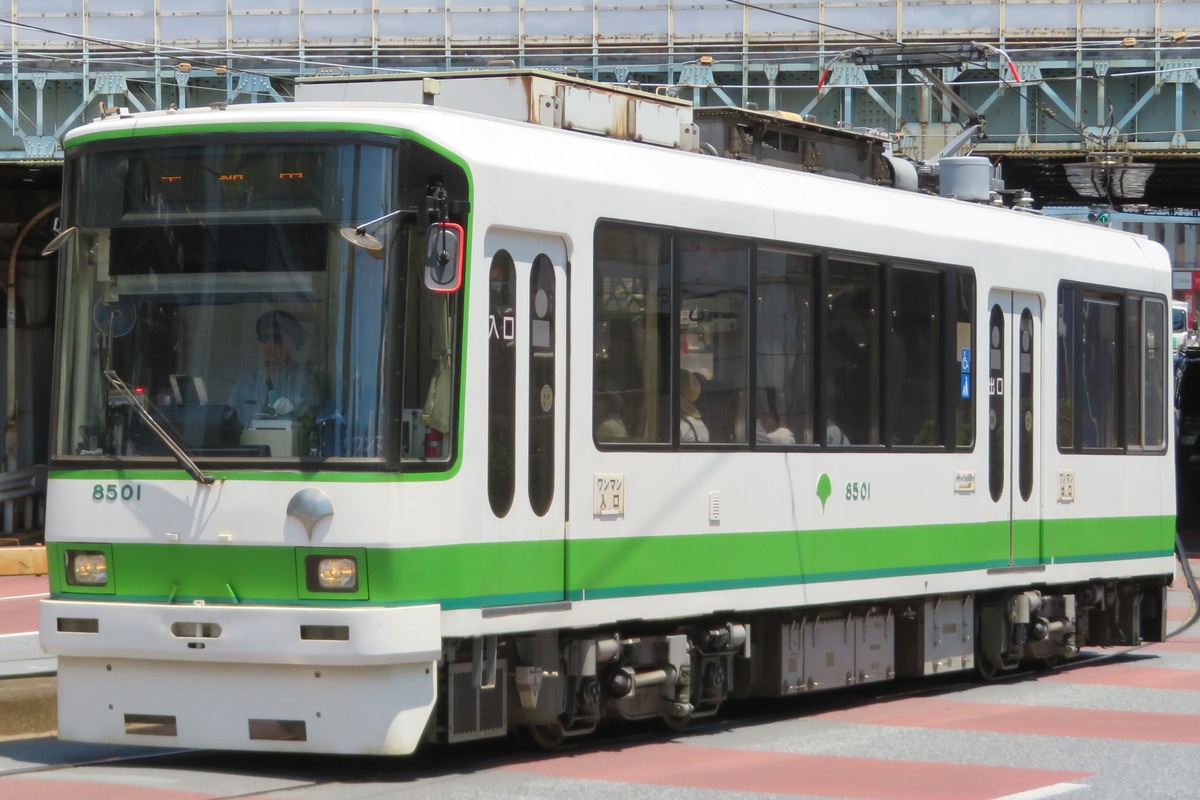 東京都交通局 荒川車両検修所 8500形 8501