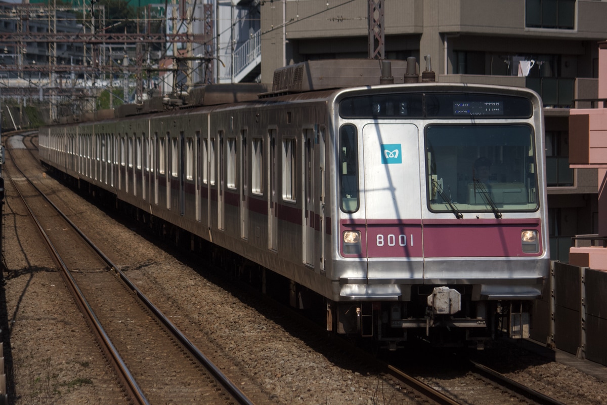 東京メトロ 鷺沼検車区 8000系 8101F