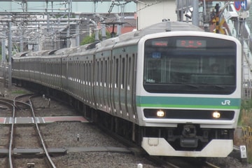 JR東日本E231系マト124編成を北千住駅で撮影した画像