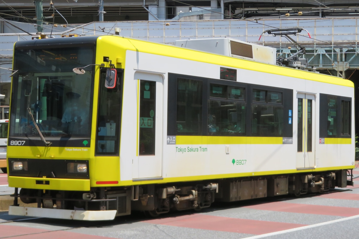 東京都交通局 荒川車両検修所 8900形 8907