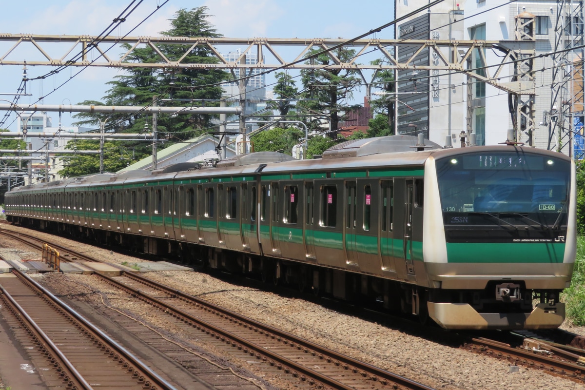 JR東日本 川越車両センター E233系 ハエ130編成