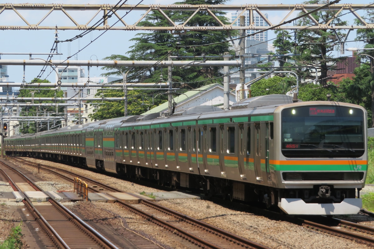 JR東日本 国府津車両センター E231系 コツK-17編成