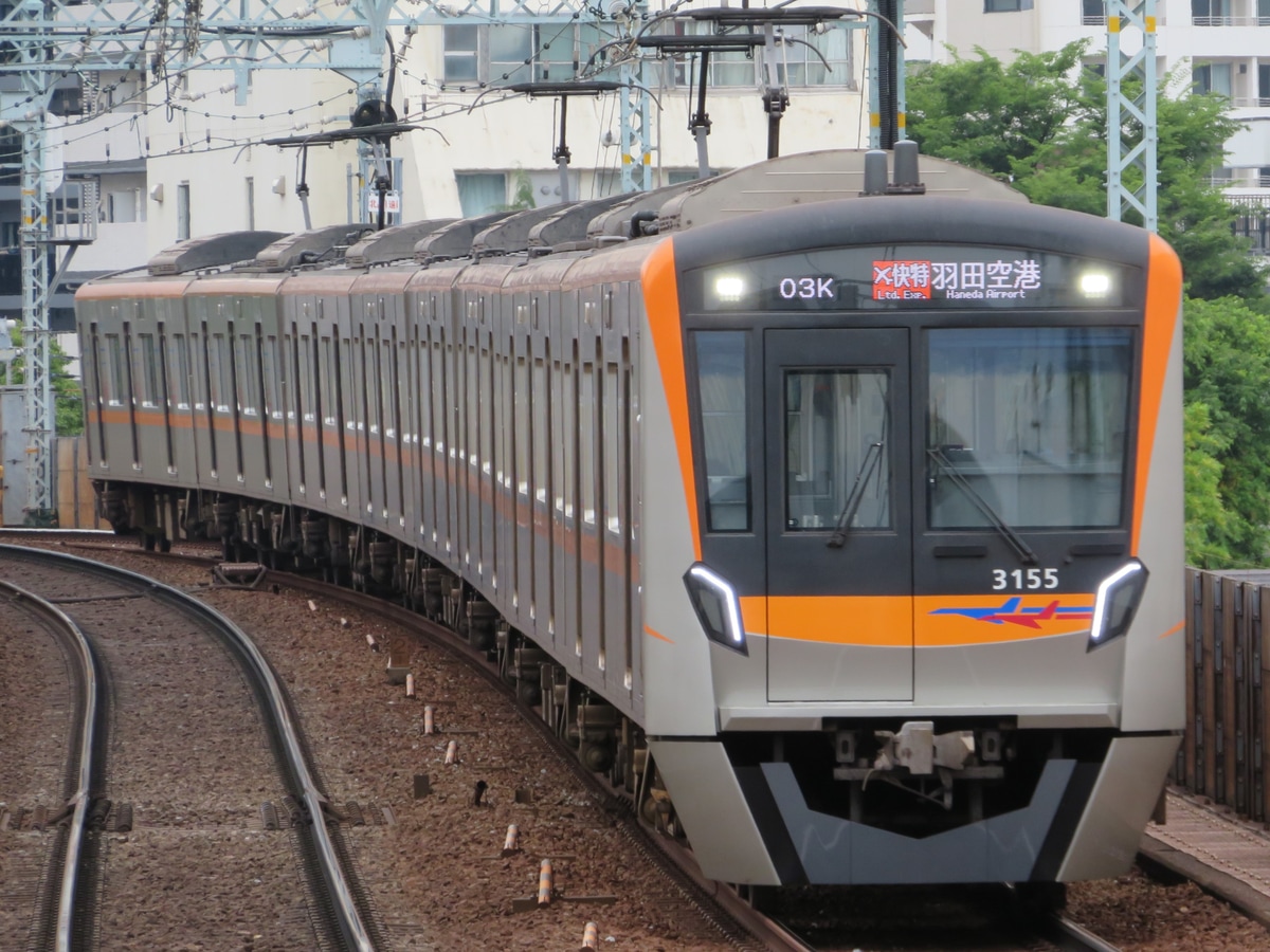 京成電鉄 宗吾車両基地 3100形 3155編成