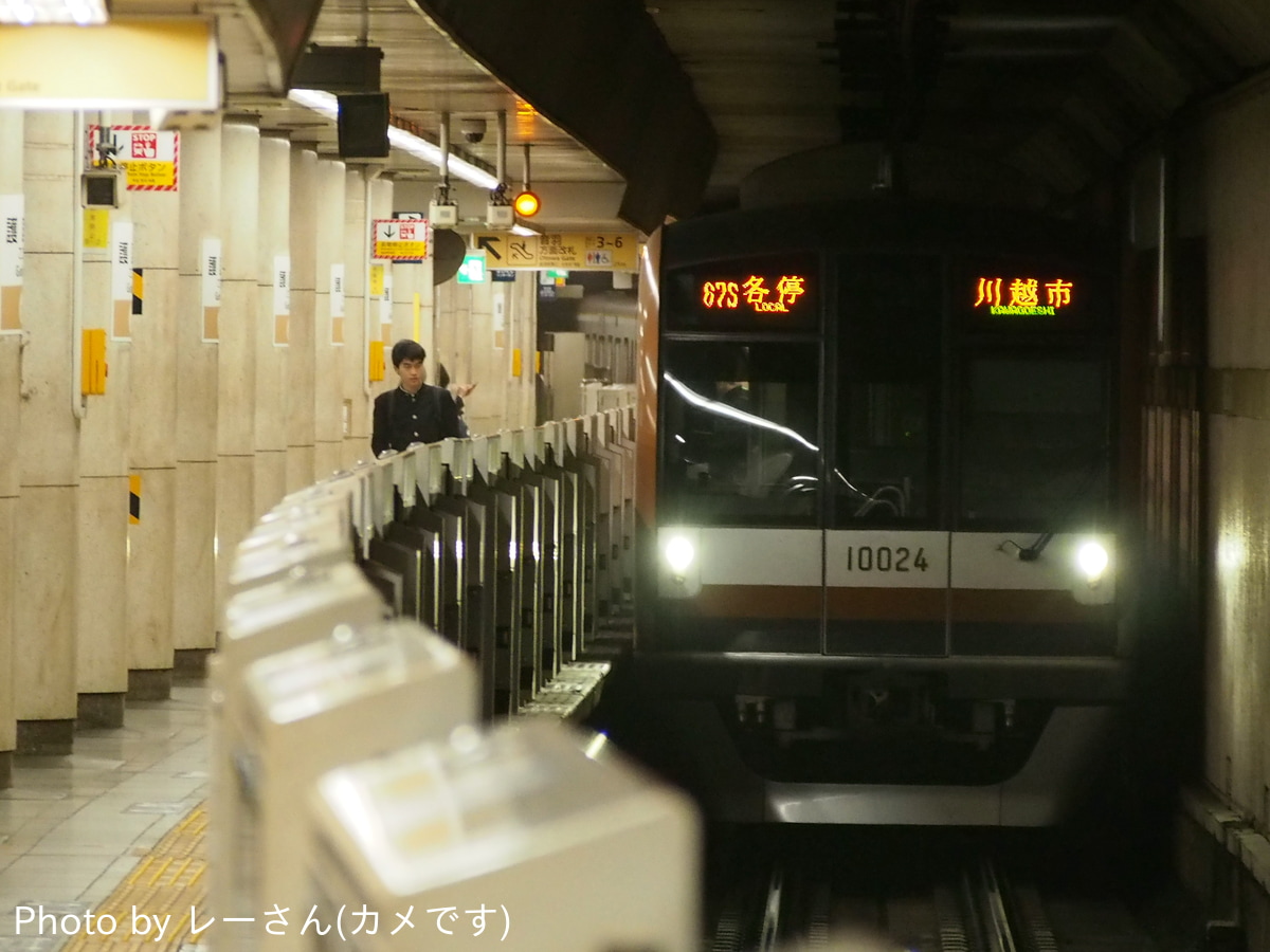 東京メトロ 和光検車区 10000系 10124F
