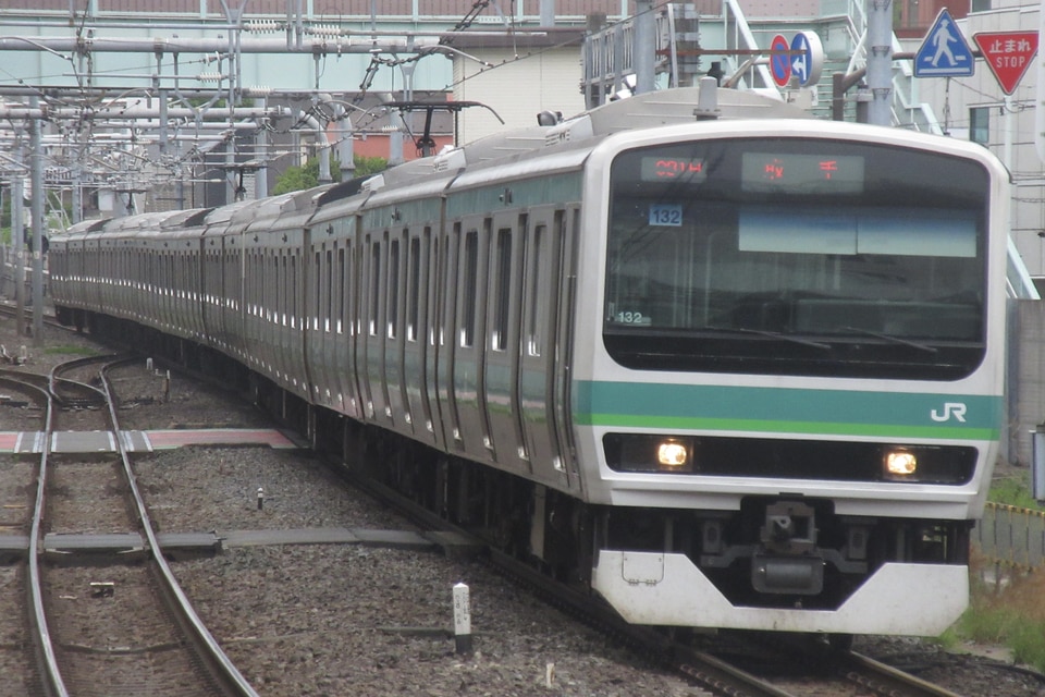 JR東E231系マト132編成の写真