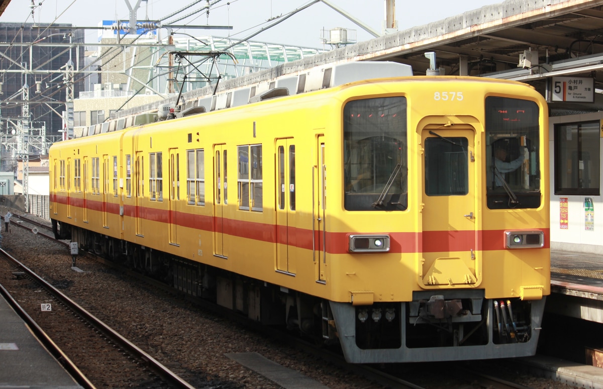 東武鉄道 南栗橋車両管区春日部支所 8500型 8575F