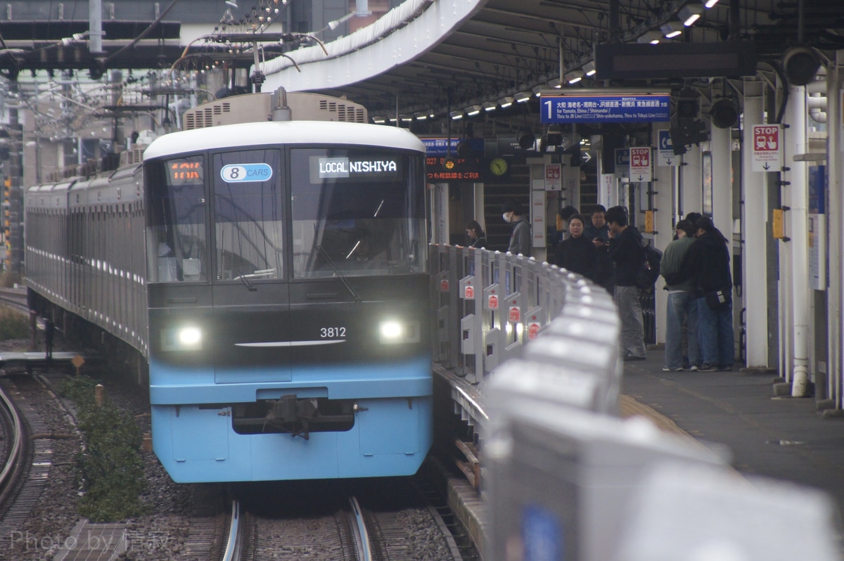 東急電鉄 元住吉検車区 3000系 3112f