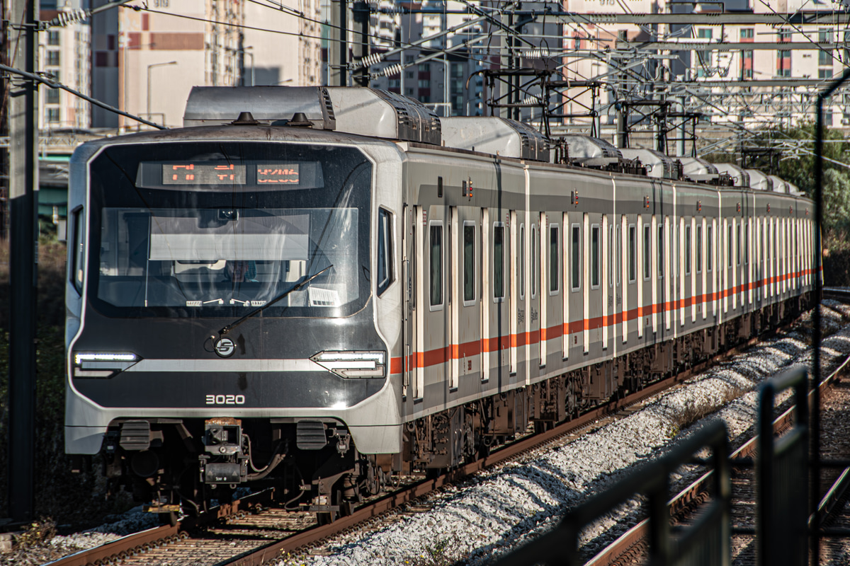 Seoul Metro 지축車両センター 3000系 2次車  320f