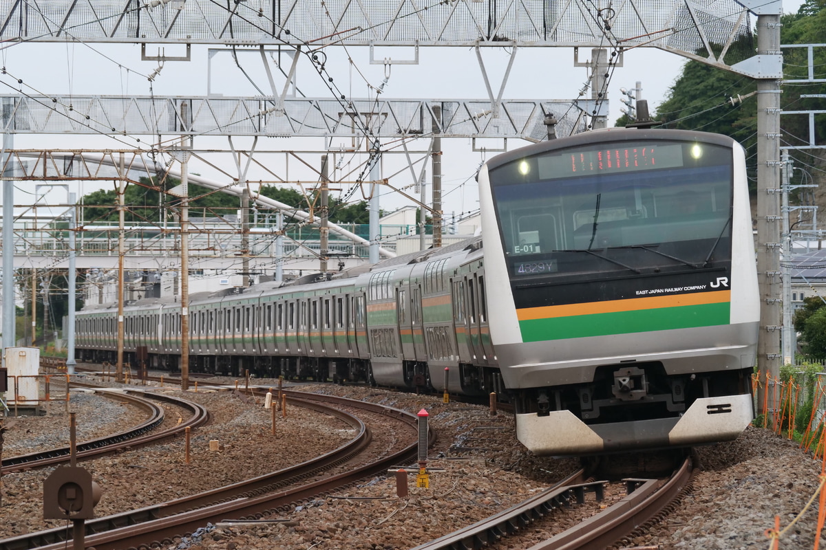 JR東日本 国府津車両センター E233系 E-01編成