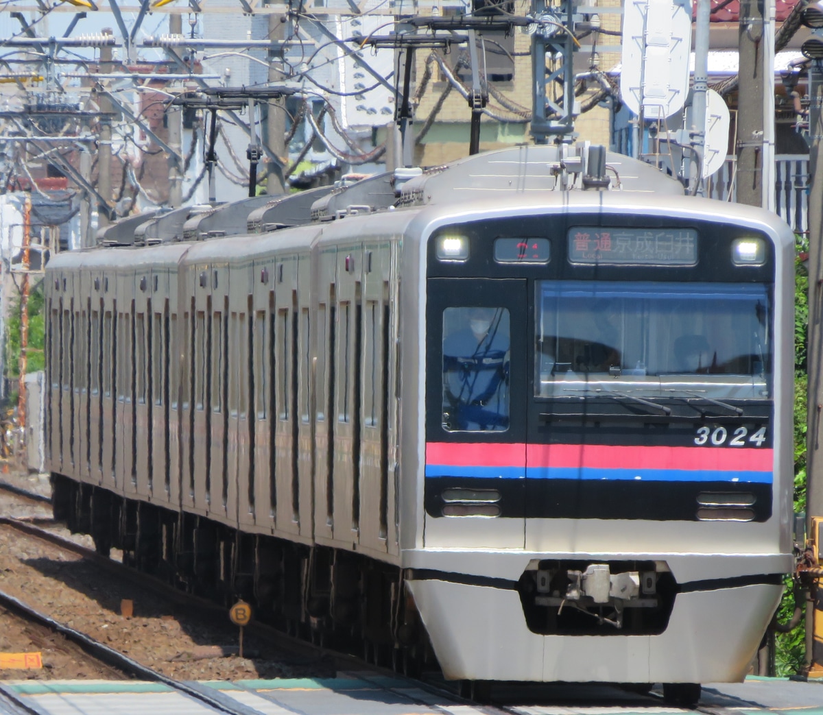 京成電鉄 宗吾車両基地 3000形 3024編成