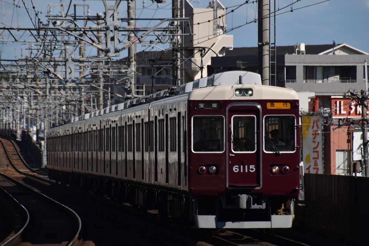 阪急電鉄 平井車庫 6000系 6015F