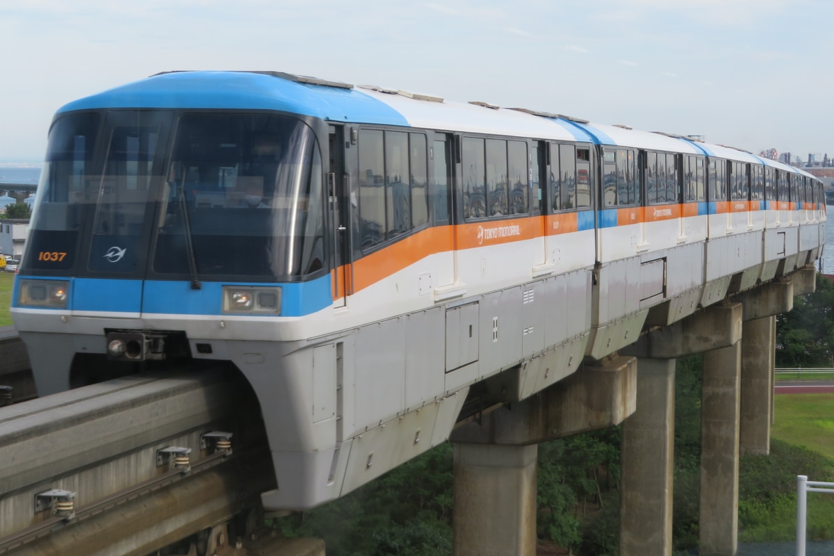 東京モノレール 昭和島車両区 1000形 1037F