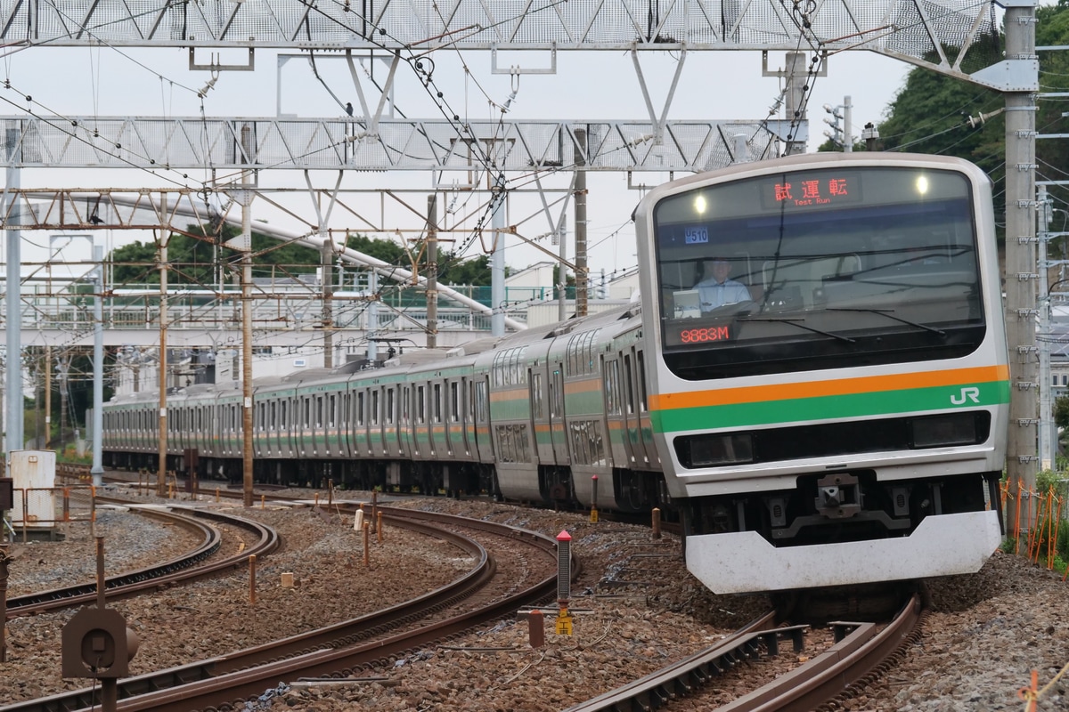 JR東日本 小山車両センター E231系 U510編成